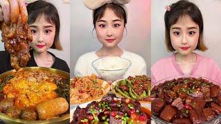 Asmr Eating Spicy Food Noodles | 불닭볶음면 먹방 | 중국먹방 면 | 중국먹방 매운 | 中国モッパン/咀嚼音/吃播/삼겹살먹방 | 다양한음식 고기 중국 먹방쇼