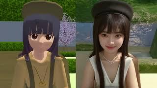 Mio & Yuta Sakura School Simulator Characters In Real Life