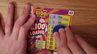 £100 Loaded 's - First time Scratchables Scratch this card