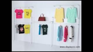 clothes display rack,clothes store fixture, clothing display stand, clothes wall units,