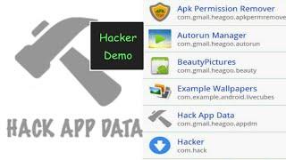 hacking app data WITHOUT ROOT (video 2)