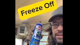 Freeze off works wonders! No more torch to heat bolts! #crcauto