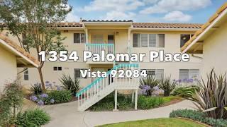 1354 Palomar Place in Vista is For Sale