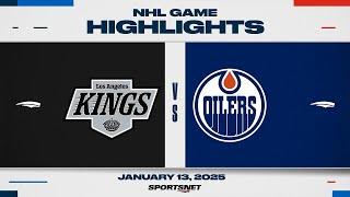 NHL Highlights | Kings vs. Oilers - January 13, 2025