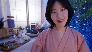 ASMR Relaxing Night in Private Hot Spring Spa 🫧 Personal Attention & Roleplay