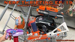 KBFoamStrike's NERF THRIFTING Vlog EP. 19: Another Cart Full of Goods - Terrascout, Stryfe & More!!!