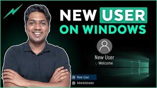 How to Create a New User Account on Windows