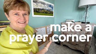 Prayer Corner Ideas at Home | War Room | Prayer Space Tour