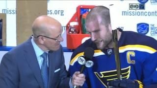 David Backes OT Goal in Game 1 2016 vs Blackhawks (Blues Feed HD)