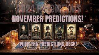 NOVEMBER 2024 Predictions: Card reading Insights for the Month Ahead  #predictions #tarot