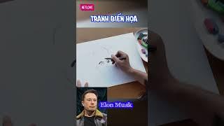 Tranh Biến Họa Kỹ Sư ELON MUSK #shorts | MCV TV