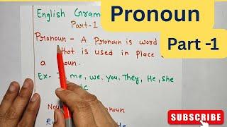 Pronoun For Class 1 / Introduction of pronoun/ english grammar for class 1/ part 1