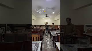Roaming around the city in search of dining table