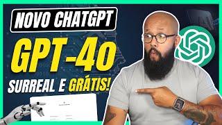  Descubra o NOVO CHATGPT GPT-4o GRÁTIS Assustadoramente Incrível!