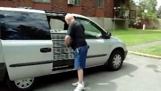 Non-powered folding ramp for mini vans by Roll-A-Ramp®