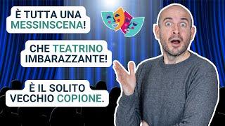 "Theatrical" words in everyday Italian | Learn Italian with Francesco