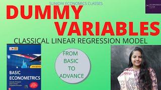 DUMMY VARIABLES IN LINEAR REGRESSION MODEL| CLRM| ECONOMETRICS FOR UGC NET | JRF ECONOMICS | 2021|