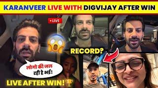 OMG! Karanveer Mehra Instagram LIVE After Win Bigg Boss 18 | Karanveer Live With Digvijay, Chum