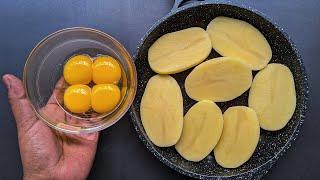 Just Add Eggs With Potatoes Its So Delicious/ Simple Breakfast Recipe/ 5 Mnts Cheap & Tasty Snacks