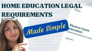 HOME EDUCATION | Getting started | Legal Requirements | Homeschooling UK