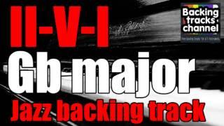 Jazz Backing Track in Gb | II-V-I Sequence