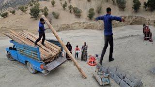 Building the Roof: Preparing the Family Cabin Step-by-Step ️