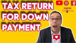 tax return for down payment