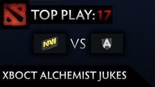 Dota 2 TI3 Top Play - Clip 17 - XBOCT Alchemist Jukes (Crowd Reaction + Pod Cam)