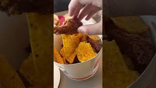 Chicken Box mit Nachos Chips