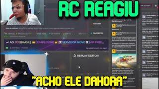 RC REAGINDO AO PAULINHO O LOKO FALANDO DA ELEMENTS E DESABAFANDO SOBRE O RP do CDA!