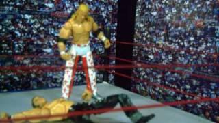 WWE Toys in Motion (WTM) HBK Shawn Michaels & Rey Mysterio vs Miz & Morrison Tag Team Title Match