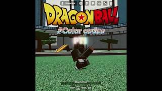 HEROS BATTLE GROUNDS COLOR CODES#roblox #572 #anime #dragonball #blowthisaccountup #edit