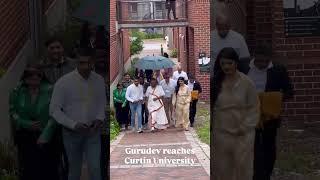 @Gurudevji reaches Curtin University @artofliving #blessings #love #gurugrace #wisdom 