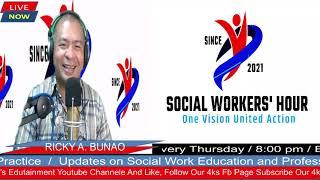 4Ks Edutainment / The Social Work Hour/EP#1 with Mr. Rainier Almazan, UPCSWCD Professor (Ret)