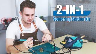 ToAuto 2-IN-1 Soldering Station Kit