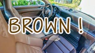 Porsche 911 Truffle Brown Club Leather option