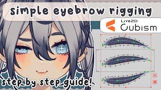 【 quick brow rig tutorial ! 】live2d step-by-step guide