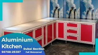 Aluminium Kitchen Cabinets Dubai section,