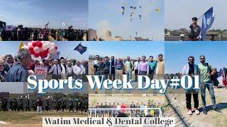 Sports week 2024 Day#01 at Watim Medical & Dental College Rawalpindi