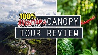 Ziplining in Monteverde | 100% AVENTURA Canopy Tour Review | Costa Rica