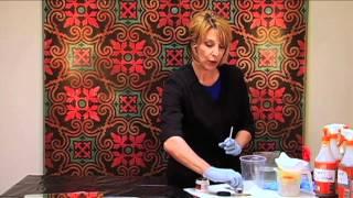 How to Stencil - Mirror Antiquing Step 1 - Virtual Workshop