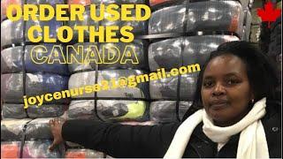 USED CLOTHES (MTUMBA) RESALE IN CANADA