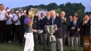 Rory McIlroy Saves Dropping of PGA Championship Trophy