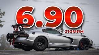 Nth Moto Twin Turbo Dodge Viper "Kratos" - World's First 6 second 1/4 mile Gen V Viper