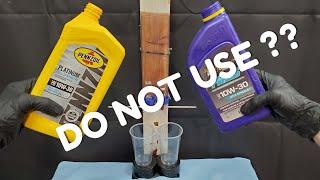 Pennzoil platinum vs Royal purple Hps engine oil!