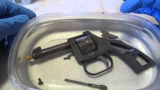 Blueing a pistol with Pro Blue Cold Blue Gun Blueing Part 1