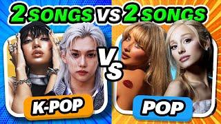 KPOP vs POP : 2 SONGS vs 2 SONGS  Save One, Drop One  Kpop Quiz 2024