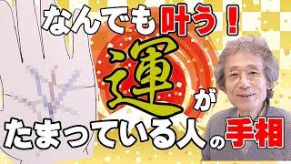 【手相占い】運がたくさんたまっている人に出る「覇王線」の解説と、どうやったら運気が溜まるかについてお話いたします【手相家　西谷泰人　ニシタニショーVol.198】