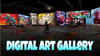 The Emergence of digital Art Galleries - A tour of The Zium Gallery