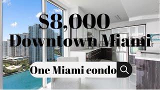 What $8,000 gets YOU in Miami in 2022 | Downtown Miami | One Miami Condo, 3 Bed , Water view